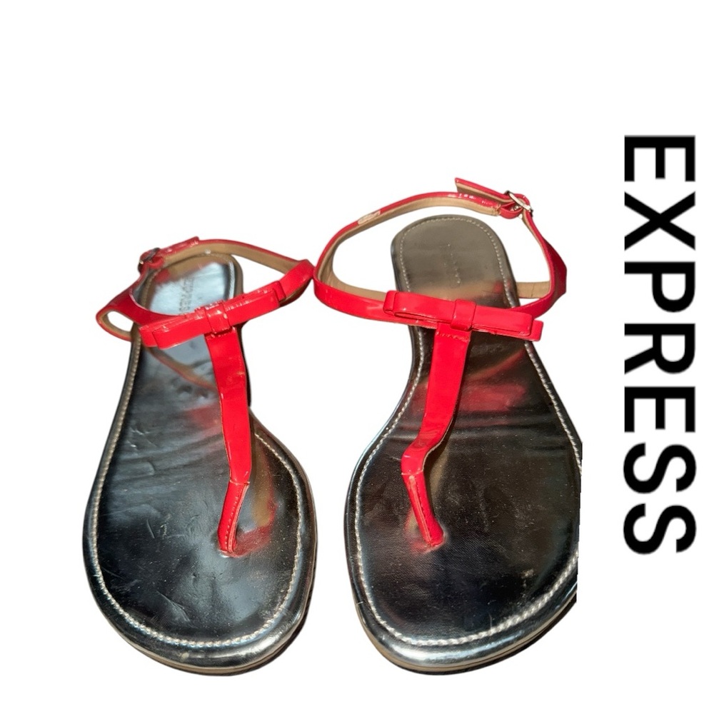 EXPRESS BOW STRAP SANDALS